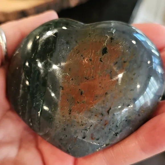 Jasper Heart Super Unique Colors!